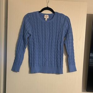 St. John's Bay Light Blue Cable Knit Sweater